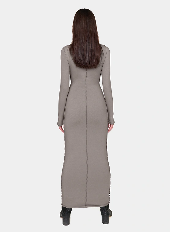 Женское платье XSAI Long Dress Warm Gray