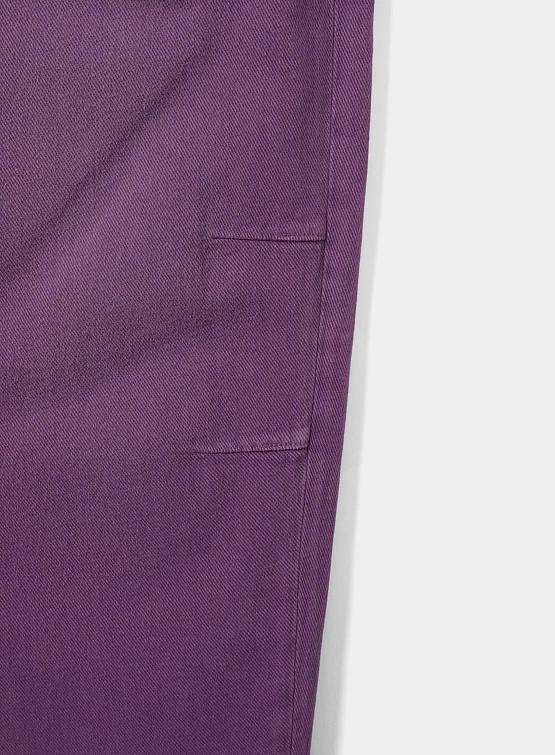 Брюки thisisneverthat Overdyed Twill Pant - Updated Plum