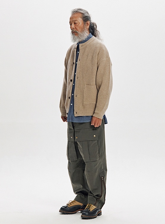 Кардиган FrizmWORKS Heavy Wool Round Oatmeal