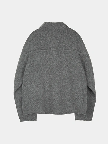Кардиган JIYONGKIM Sun-Bleached Pocket Knit Grey
