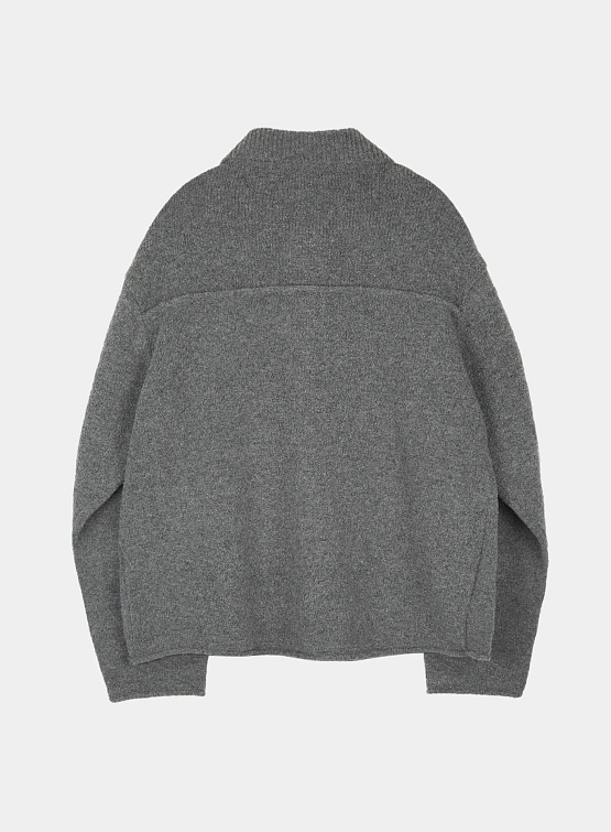 Кардиган JIYONGKIM Sun-Bleached Pocket Knit Grey