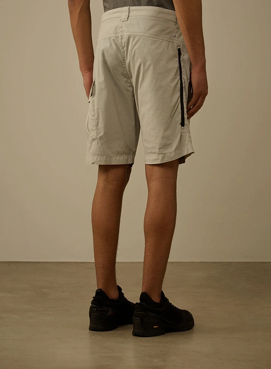 Шорты C.P. Company 50 Fili Stretch Cargo Blue Fox Grey