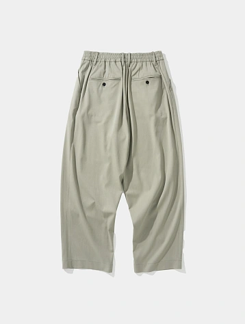 Брюки Uniform Bridge One Tuck Banding Slacks Sage Green