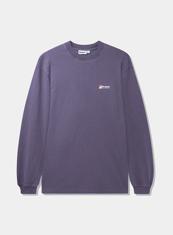 Лонгслив Butter Goods Pigment Dye L/S Tee Dusk