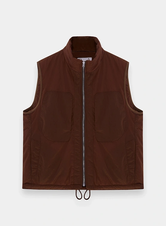 Жилет RANRA Treker Shiny Nylon Bronze Brown