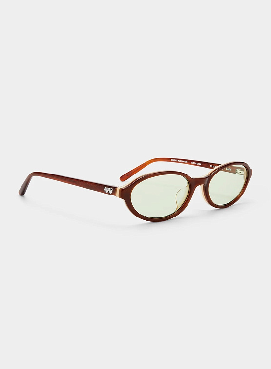 Очки Bonnie Clyde Baby Layered Brown Tortoise & Green Tint