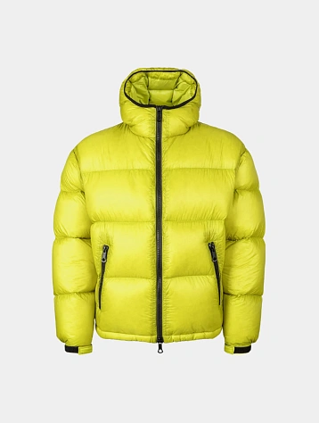 Пуховик MKI MIYUKI ZOKU Translucent Hooded Bubble Chartreuse