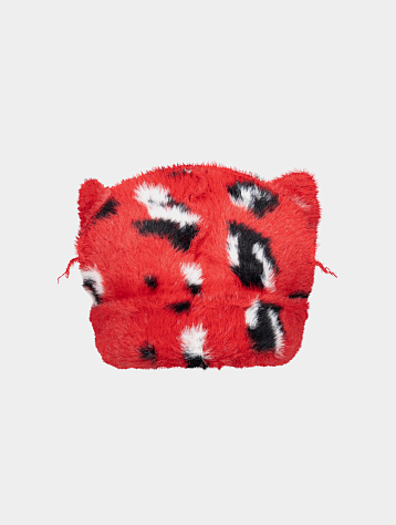 Шапка Charles Jeffrey Loverboy Fluffy Chunky Ears Red