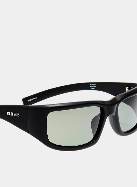 Очки JACQUEMUS Aero Metallic Black