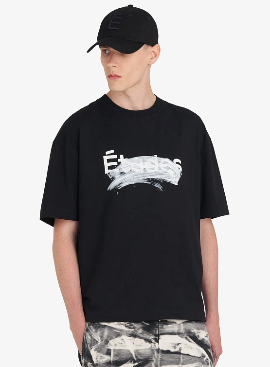 Футболка Études Relax Smudged Logo Black