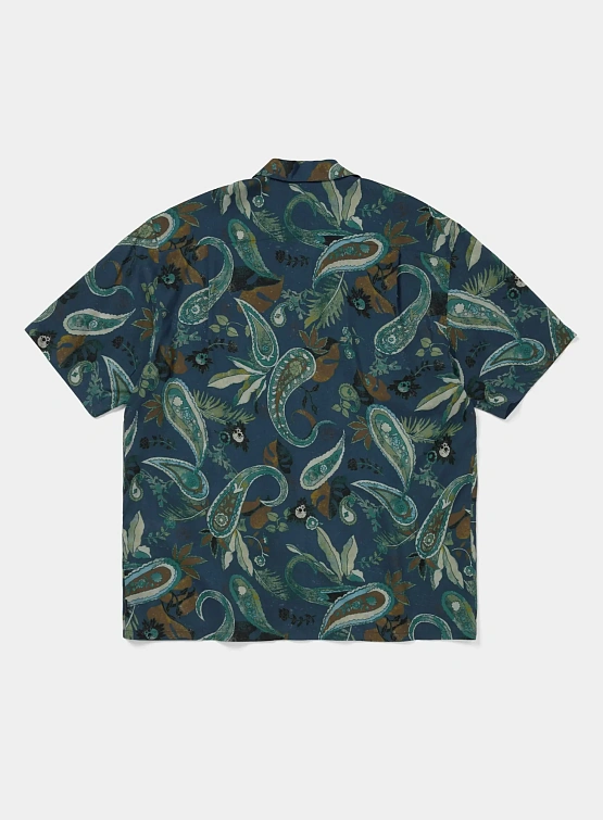 Рубашка thisisneverthat Weird Paisley S/S Shirt Navy