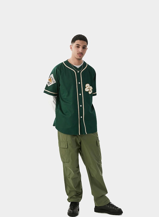 Рубашка thisisneverthat Script Baseball Jersey Green