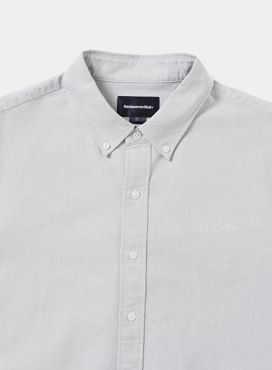 Рубашка thisisneverthat T-Logo Oxford Shirt Grey