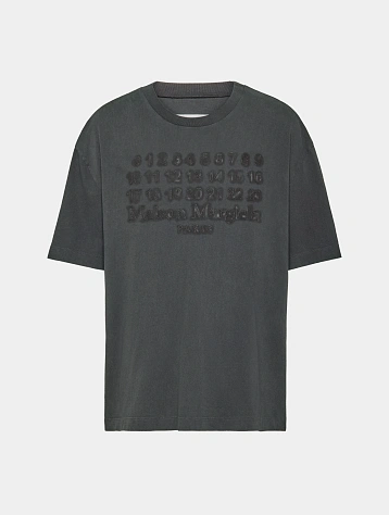 Футболка Maison Margiela Embroidered Logo Black