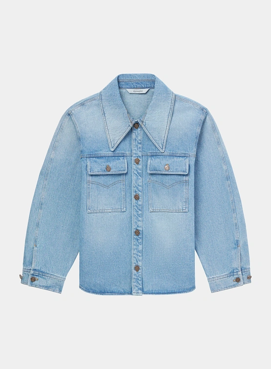 Женская рубашка EPINGLER Oversized Denim Washed Blue