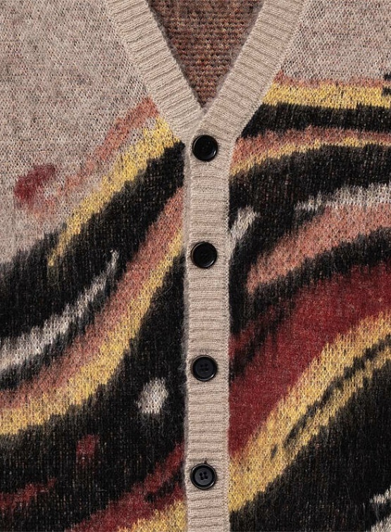 Кардиган MARKET Paint Dept Cardigan Khaki