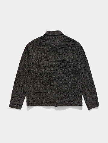 Овершот UNAFFECTED Drawstring Shirt Charcoal