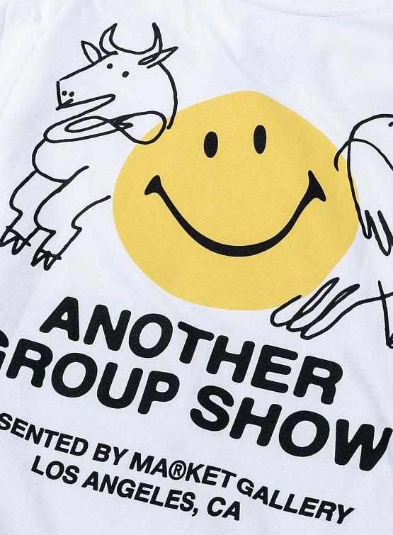Футболка MARKET Smiley C.A.M. T-Shirt White