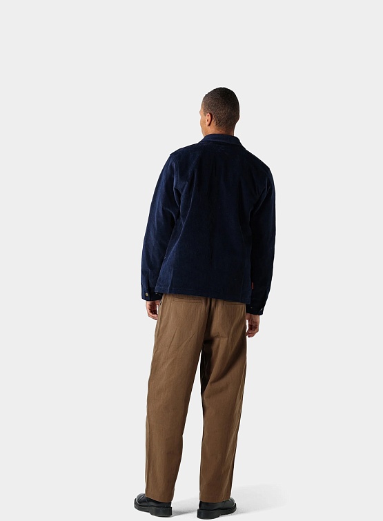Овершот Butter Goods Corduroy Zip Thru Navy