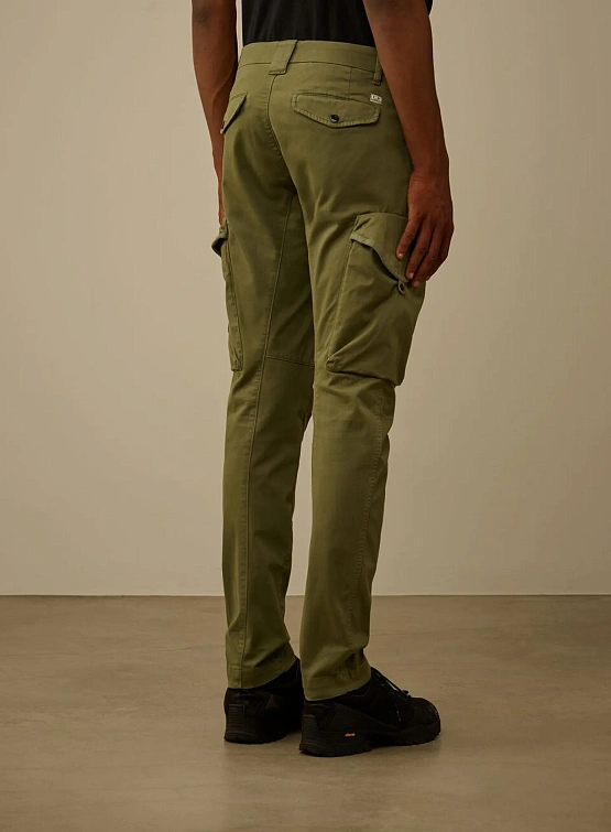 Брюки C.P. Company Lens Cargo Pants Seagrass