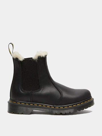 Женские челси Dr. Martens 2976 Faux Fur Lined Black