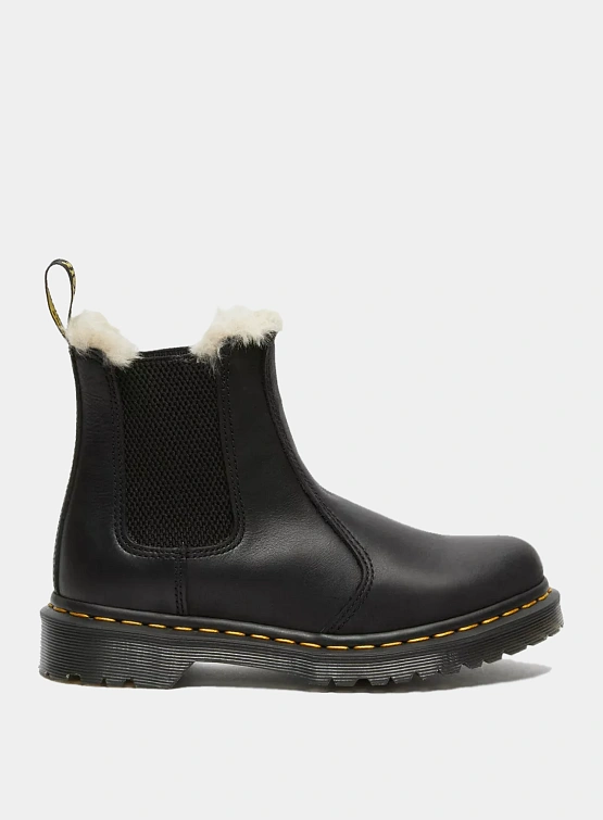 Женские челси Dr. Martens 2976 Faux Fur Lined Black