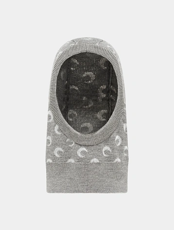 Балаклава Marine Serre Moon Jacquard Knit Misty Grey
