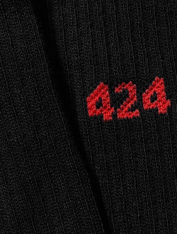 Носки 424 Logo Black