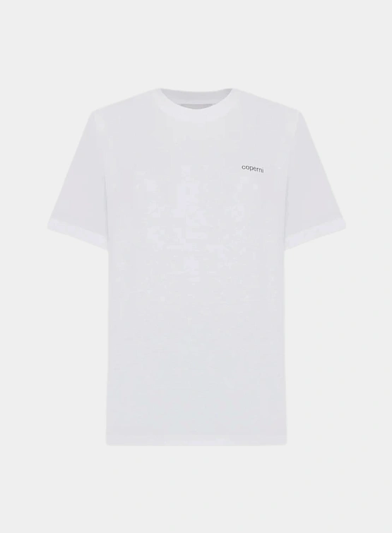 Футболка Coperni Logo Boxy T-Shirt White