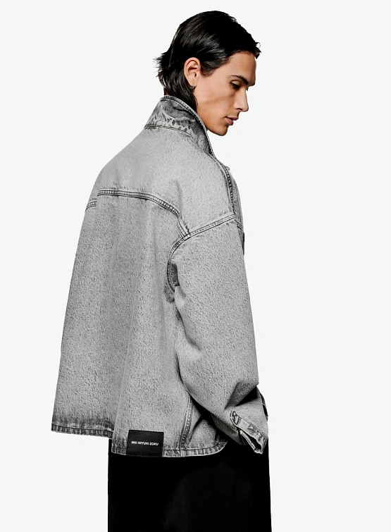 Джинсовая куртка MKI MIYUKI ZOKU Denim Box Washed Black
