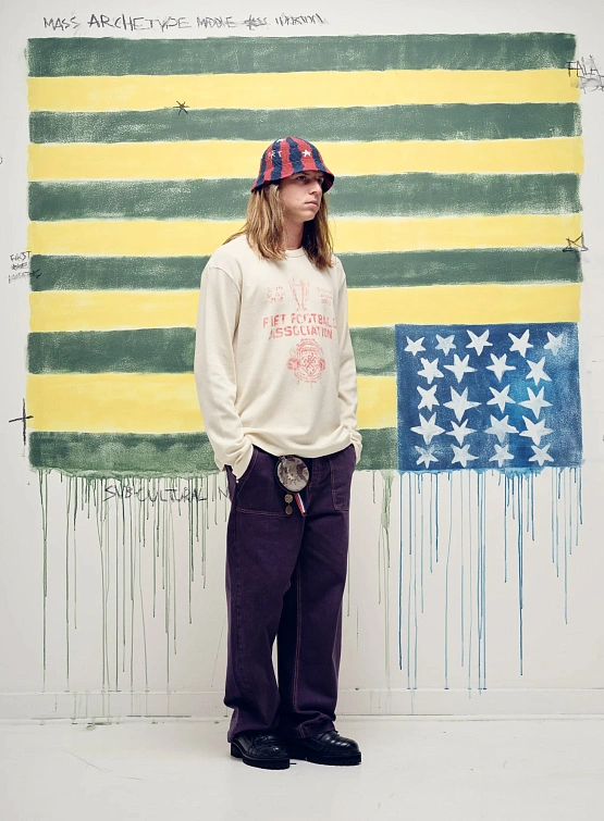 Панама PIET Starry Crochet Blue