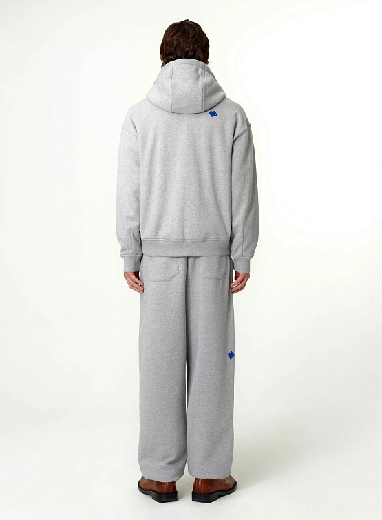 Зип-худи ADERERROR Sig BL Tag Hoodie Zip-Up 02 Grey