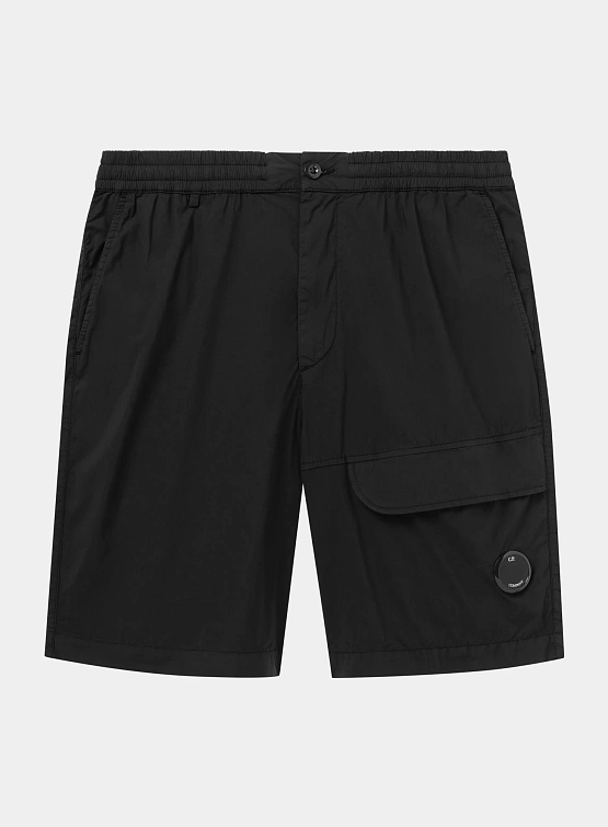 Шорты C.P. Company 50 Fili Stretch Cargo Lens Black