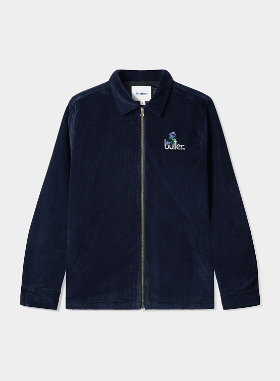 Овершот Butter Goods Corduroy Zip Thru Navy