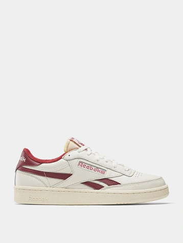 Кеды Reebok Club C Revenge Vintage Chalk Burgundy