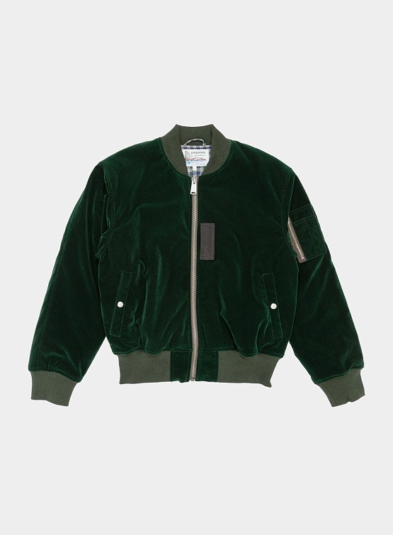 Бомбер Garbstore Flight Jacket Bottle Green