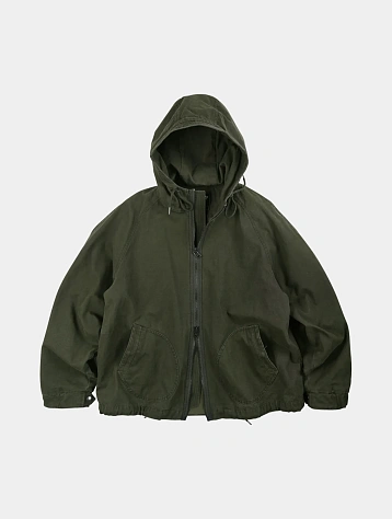 Парка FrizmWORKS Jungle Cloth Deck Hooded Olive