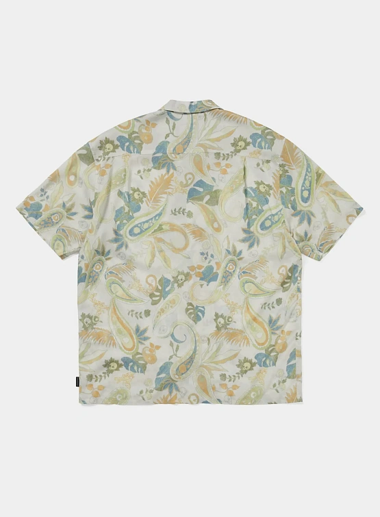 Рубашка thisisneverthat Weird Paisley S/S Shirt Ivory