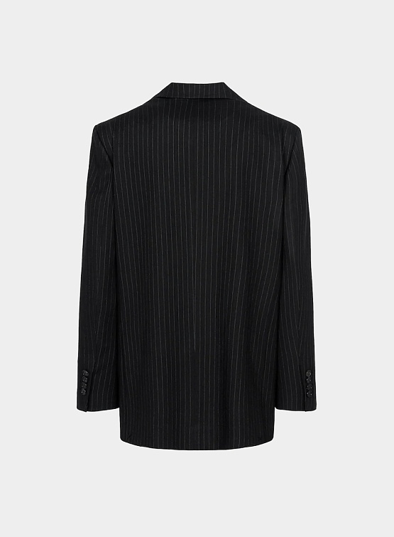 Женский пиджак JUUN.J Double Breasted Striped Overfit Jacket Black