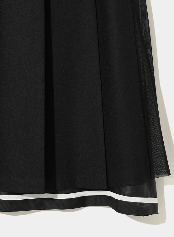 Женская юбка UNDERCOVER Pleated Midi Skirt Black