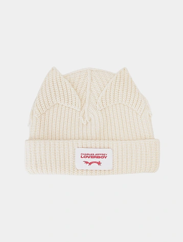 Шапка Charles Jeffrey Loverboy Supersized Chunky Ears Ecry