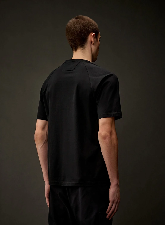 Футболка C.P. Company The Metropolis Series Mercerized Black