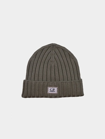 Шапка C.P. Company Extra Fine Merino Wool Silver Sage