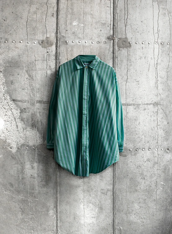 Женская рубашка Sunnei Mega Over Shirt Mint Green