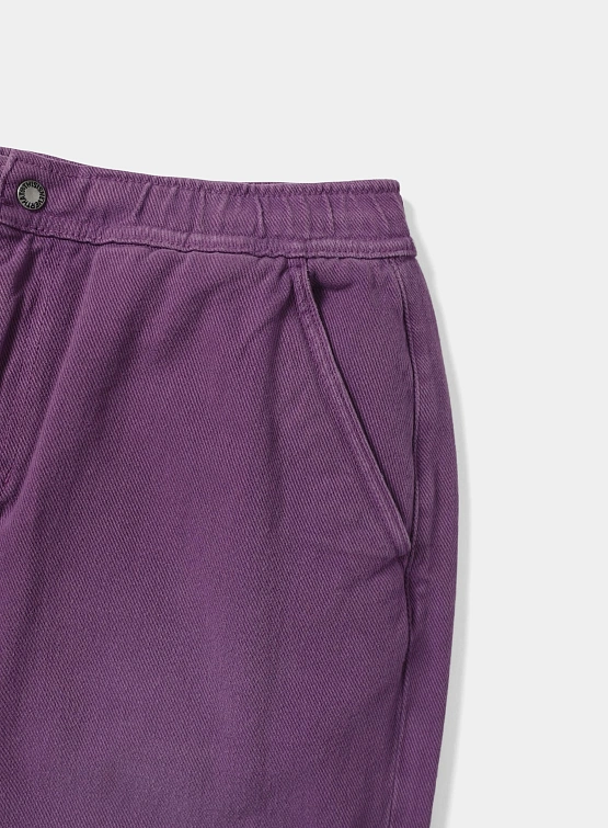 Брюки thisisneverthat Overdyed Twill Pant - Updated Plum