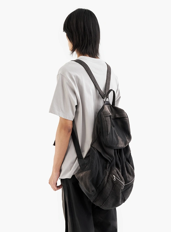 Рюкзак JIYONGKIM Sun-Bleached Multi Pocket Black