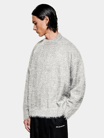 Свитер MKI MIYUKI ZOKU Faux Alpaca Knit Melange Grey