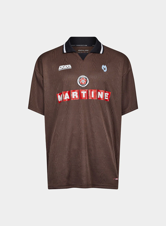 Джерси Martine Rose Football Top Brown