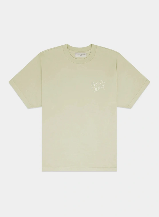 Футболка MUSEUM OF PEACE & QUIET Wordmark T-Shirt Matcha