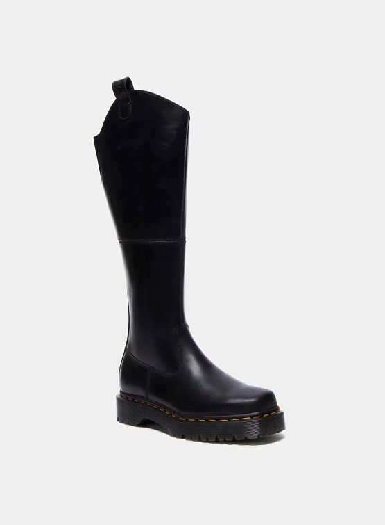 Женские сапоги Dr. Martens Amaayah Knee High Leather Black
